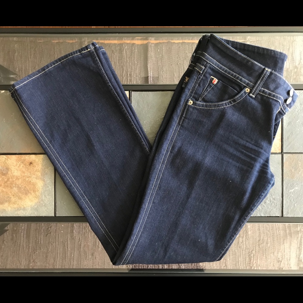 Hudson Flare Leg Jeans 31 Denim Boot Stretch USA